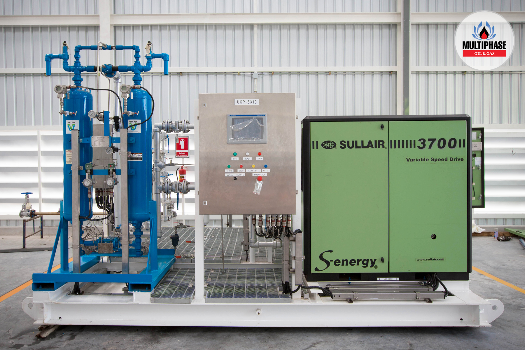 Gas and Air Compressor Package by multiphase oil & gas