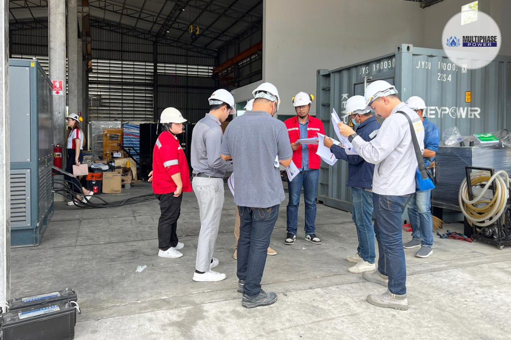 Multiphase Power Diesel Generator Set and Installation for Open Type Generator