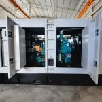 313 kVA silent-type diesel generator set by Multiphase Power