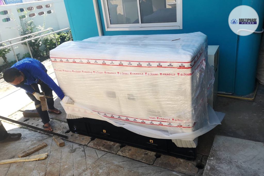 Supply and delivery of a silent-type diesel generator set to support essential healthcare services. - ?Multiphase Power Diesel Generator