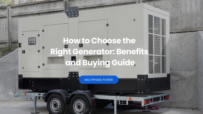 How to Choose the Right Generator: Benefits and Buying Guide_Multiphase Power
