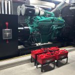 Supply and installation of a 1100 kVA open-type diesel generator from Multiphase Power at Dararassamee Hospital, ensuring a reliable and continuous backup power supply.