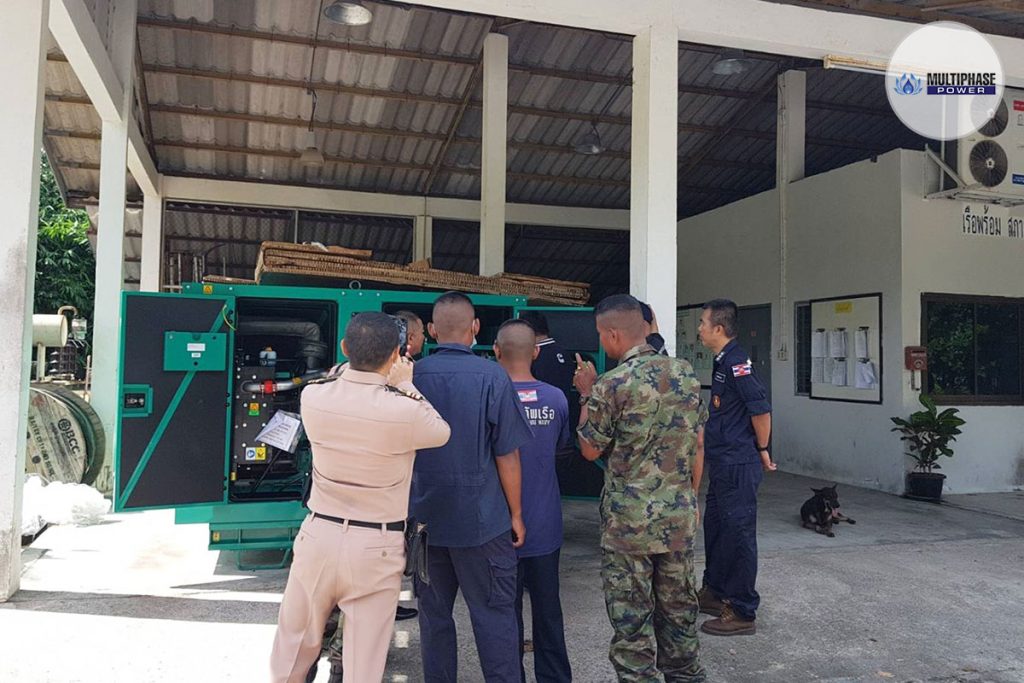 Supply and installation of four (4) units of silent-type diesel generator sets with on-site setup and commissioning for government use.