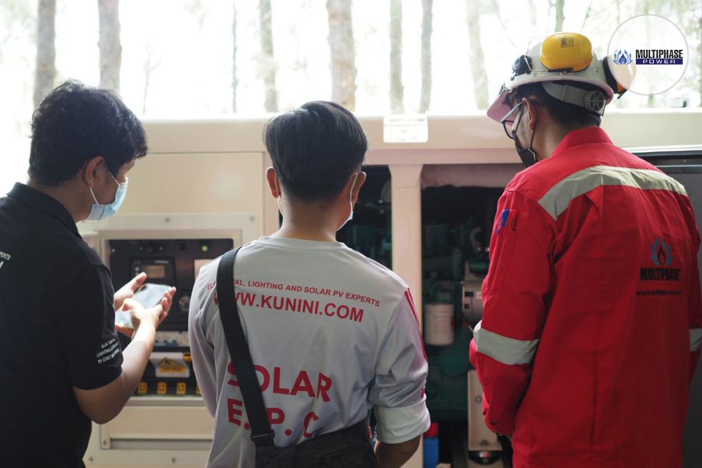 30 kVA silent-type diesel generator set with Automatic Transfer Switch (ATS) by Multiphase Power