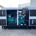 เครื่องกำเนิดไฟฟ้าดีเซล ขนาด 65 kVA แบรนด์มัลติเฟส พาวเวอร์ (Multiphase Power) เครื่องปั่นไฟตู้ครอบเก็บเสียง
