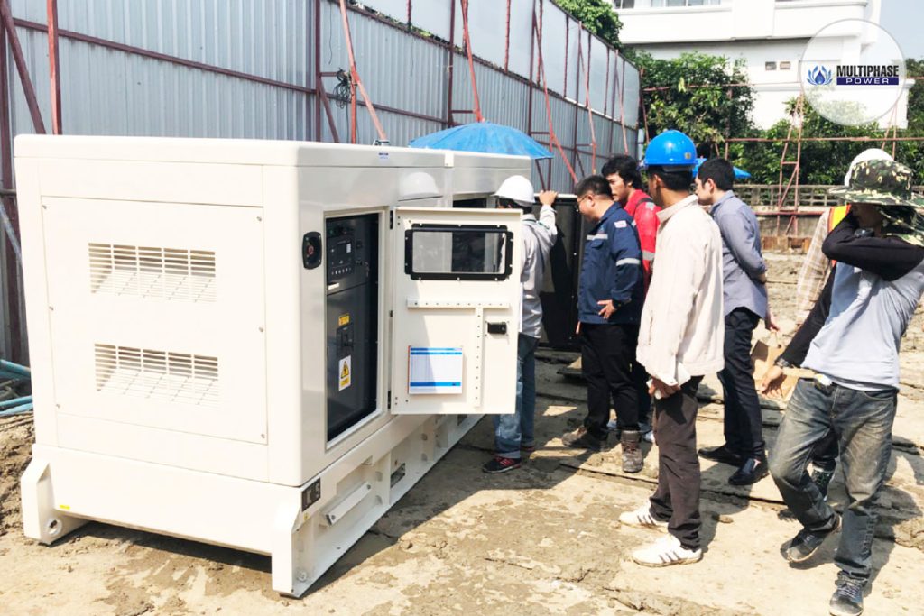 Supply of a silent-type diesel generator set to ensure reliable backup power for project operations.