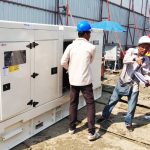Supply of a silent-type diesel generator set to ensure reliable backup power for project operations.