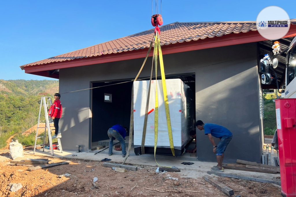 Supply of a 275 kVA silent-type diesel generator set for a government infrastructure project at Wawee Subdistrict Administrative Organization.