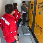 Supply, construction, and installation of a silent-type diesel generator set for dependable backup power.