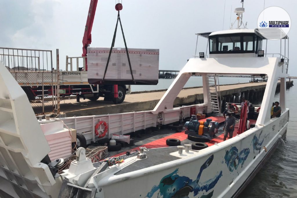 Supply Diesel Generator Set and Delivery to Koh Samed
