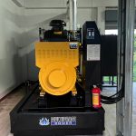 Supply of a 440 kVA open-type diesel generator set, including full installation, commissioning, and on-site operational training for Doi Luang Hospital.