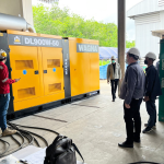 Supplied and installed a 900 kVA silent-type diesel generator for a government facility, ensuring reliable backup power for critical public services. The project showcases our expertise in delivering large-scale, dependable power solutions.