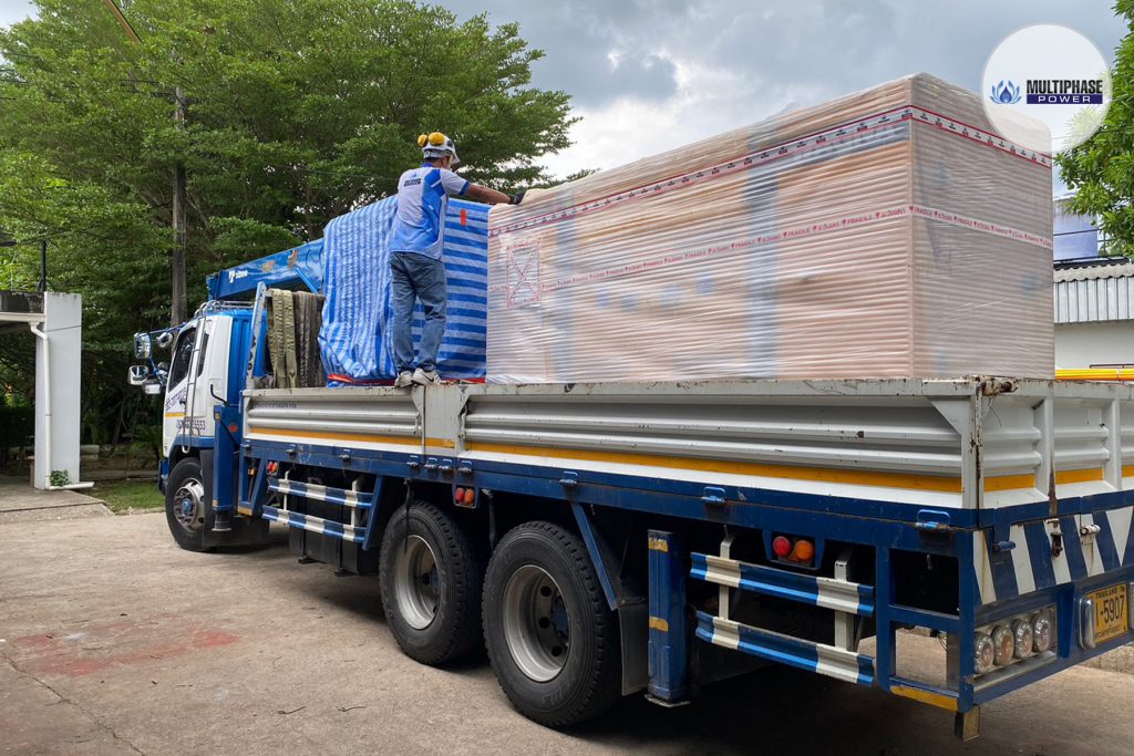 Supply of a 165 kVA silent-type diesel generator with on-site loadbank testing to support critical water resource management operations at the Royal Irrigation Department, Chanthaburi.