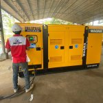 Supply and installation of a 165 kVA silent-type diesel generator, including on-site loadbank testing, for the Royal Irrigation Department at Lam Phra Phloeng to support critical water infrastructure operations.