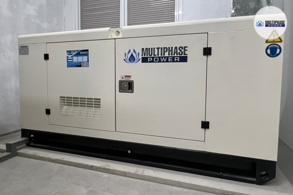 66 kVA silent type diesel generator set from Multiphase Power