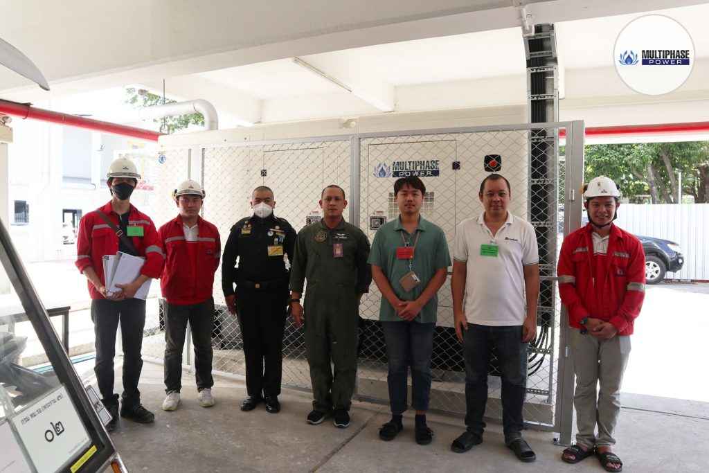 installation of a 250 kVA silent-type diesel generator set with Automatic Transfer Switch (ATS) from Multiphase Power