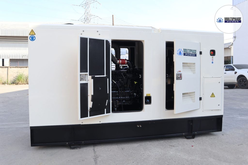 250 kVA silent-type diesel generator set with Automatic Transfer Switch (ATS) from Multiphase Power
