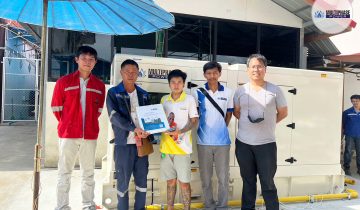 135 kVA silent-type diesel generator set from Multiphase Power