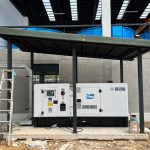 delivery of a 125 kVA silent-type diesel generator set from Multiphase Power