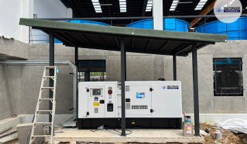 delivery of a 125 kVA silent-type diesel generator set from Multiphase Power