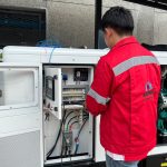 ข้อมูลของเครื่องกำเนิดไฟฟ้า (Generator Specifications): แบรนด์ (Brand): Multiphase Power (ชนิดเก็บเสียง)