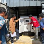 delivery of a 125 kVA silent-type diesel generator set from Multiphase Power