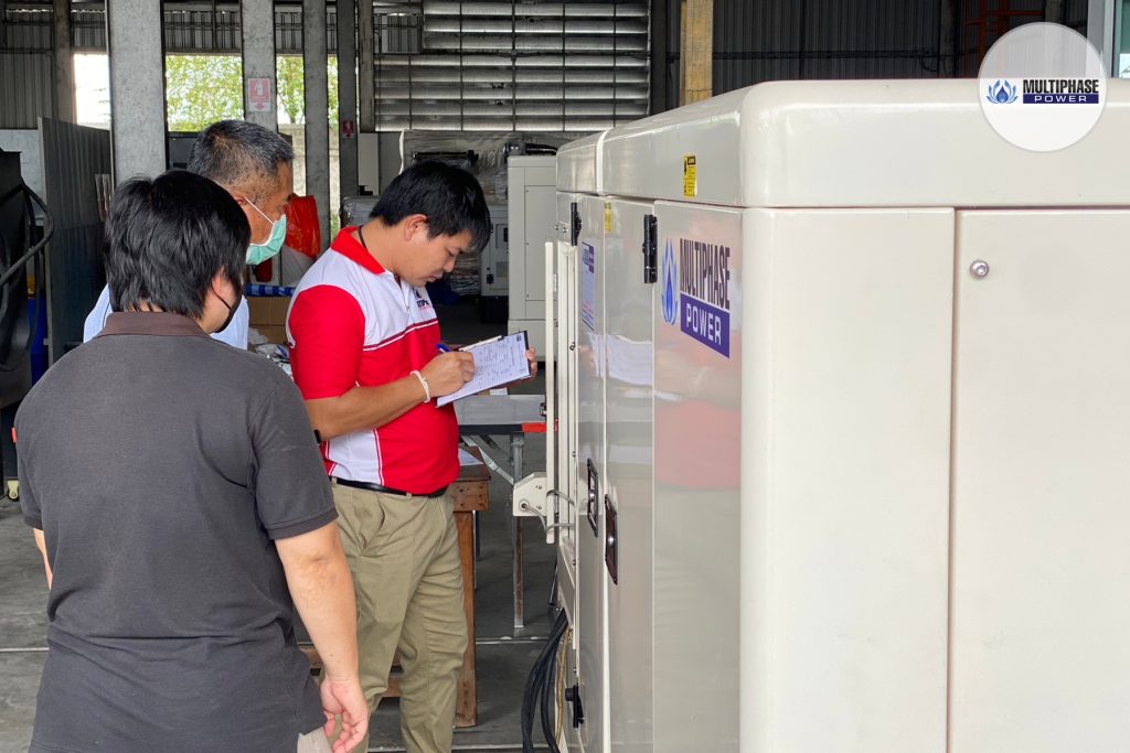 installation of a 60 kVA silent-type diesel generator set from Multiphase Power at Timber Tales Cafe and Bistro Khaoyai, to provide reliable backup power for seamless business operations.