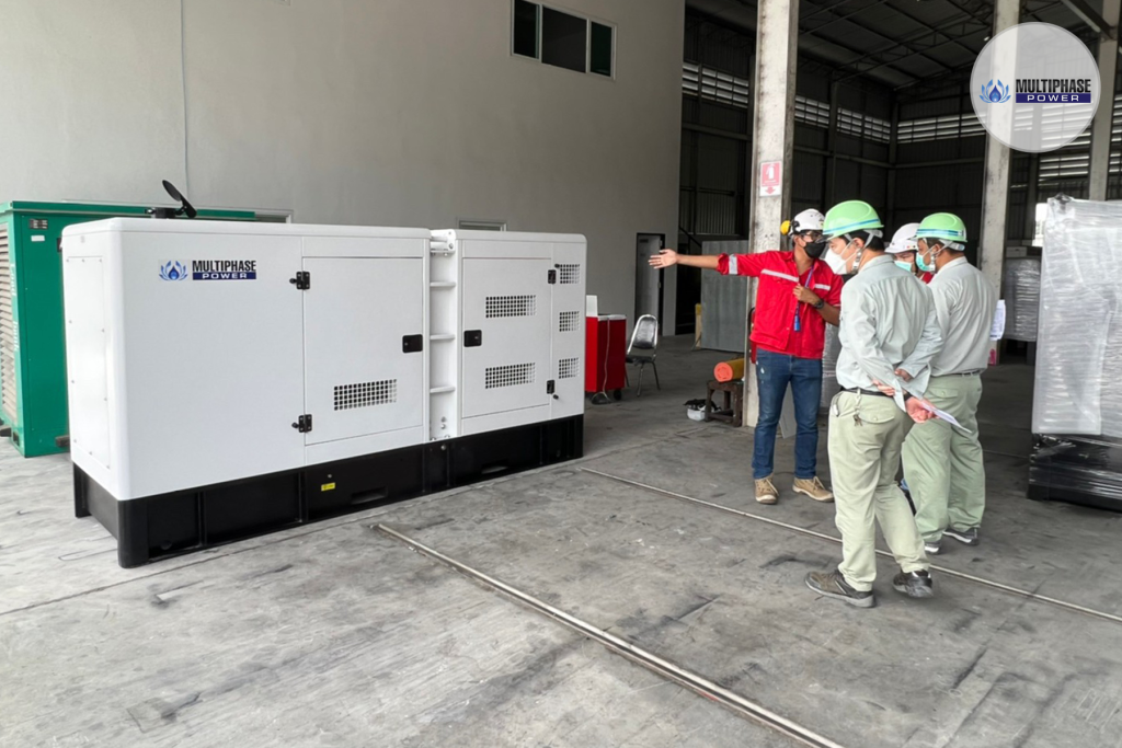 Multiphase Power Diesel Generator with Installation for MSAT Factory Phase 4