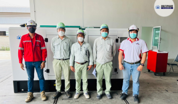 Multiphase Power Diesel Generator with Installation for MSAT Factory Phase 4