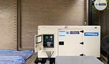 installation of a 45 kVA silent type diesel generator set