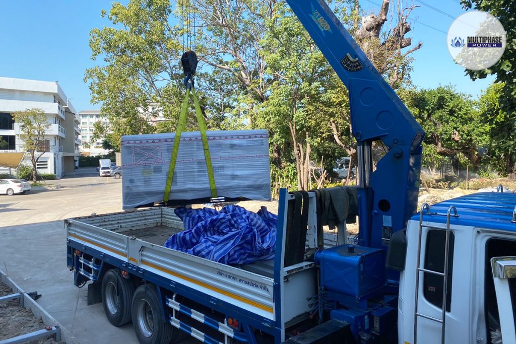 69 kVA silent-type diesel generator set from Multiphase Power