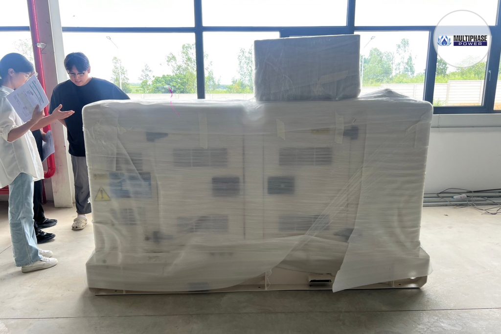 20 kVA silent-type diesel generator set from Multiphase Power to support backup power