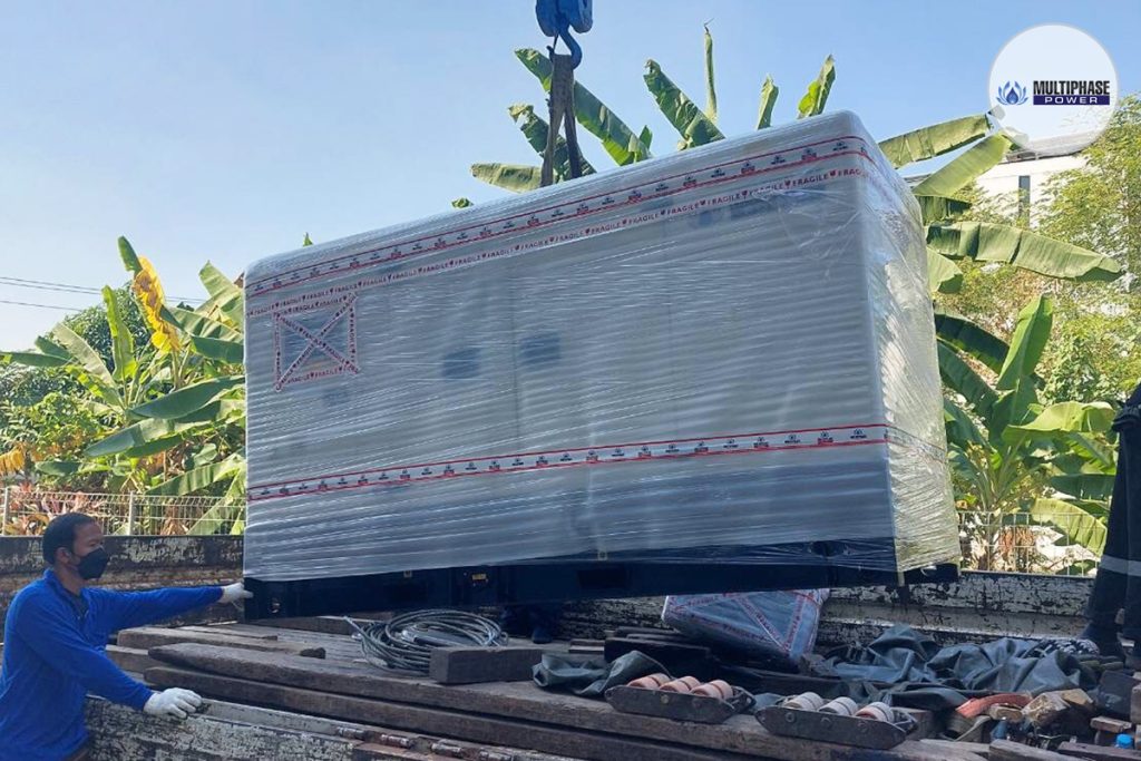 80 kVA silent-type diesel generator set from Multiphase Power, designed to provide dependable backup power for operational needs.