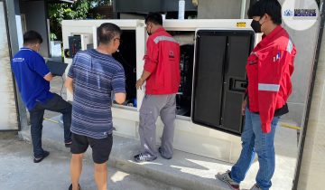 00 kVA silent-type diesel generator set from Powerlink UK, equipped with a Perkins UK engine, for backup power