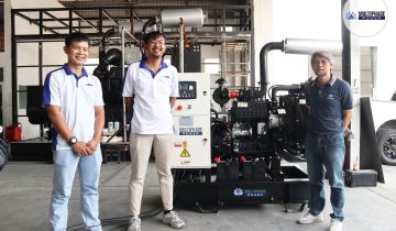 3 phase open type diesel generator set from Multiphase Power