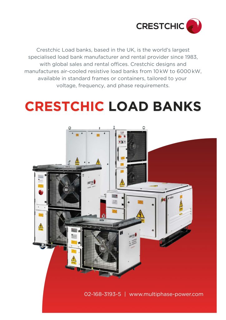 Crestchic Resistive Load Banks up to 6000kW | Reliable Generator Testing Solutions