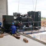 installation of a 1250 kVA open-type diesel generator set - Multiphase Power