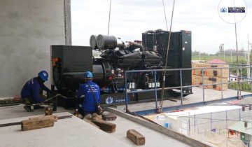 installation of a 1250 kVA open-type diesel generator set - Multiphase Power