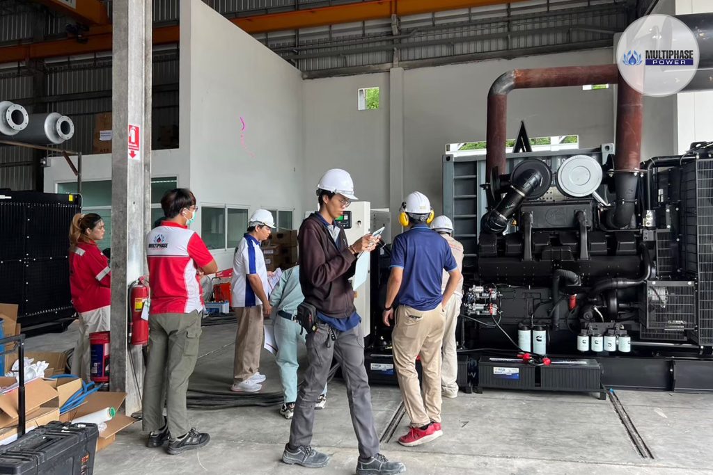 1000 kVA open-type diesel generator set - Multiphase Power