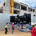 installation of a 1250 kVA open-type diesel generator set - Multiphase Power