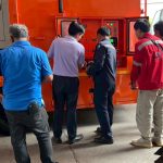 ติดตั้งเครื่องกำเนิดไฟฟ้า ขนาด 88 kva ไว้บนรถบรรทุก