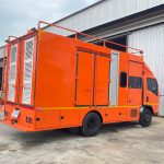 ติดตั้งเครื่องกำเนิดไฟฟ้า ขนาด 88 kva ไว้บนรถบรรทุก